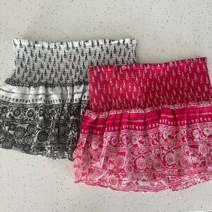 Express printed Smocked Skort small